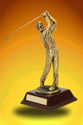 Golf Sculpture, Male – 10”