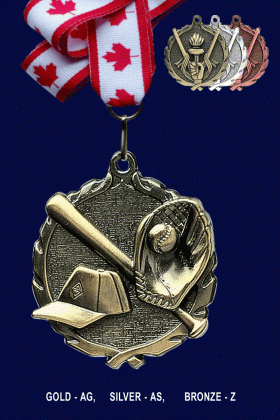 Baseball, Medal – 2.5”