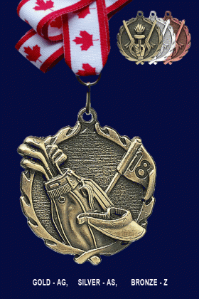 Golf , Medal – 1.75”