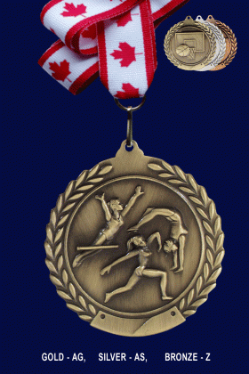 Gymnastics, Female, Medal -2.75”