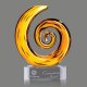Bugatti Art Glass, Award – 6.5” x 8.5"