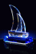 Sailboat, Blue Trophy – 7.5”