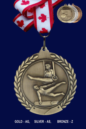 Gymnastics, Male, Medal -2.75”