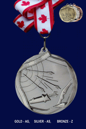 Archery, Medal - 2.25”