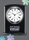 Glass Clock - Tuxedo Black - 7"