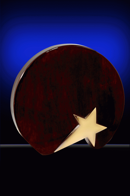 Circle Award /Star Design – 7” - Click Image to Close