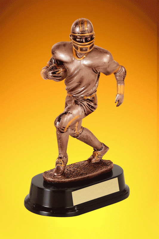 Football, Runner, B - 9” - Click Image to Close