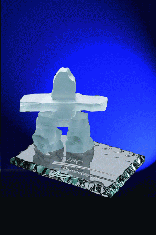 Inukshuk on Jade Base – 3” H - Click Image to Close