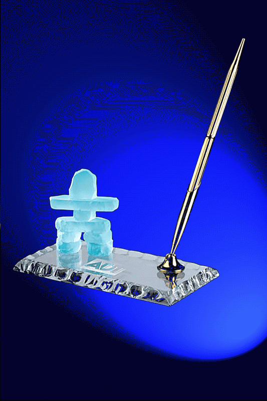 Inukshuk Pen Holder – 3.5” H - Click Image to Close