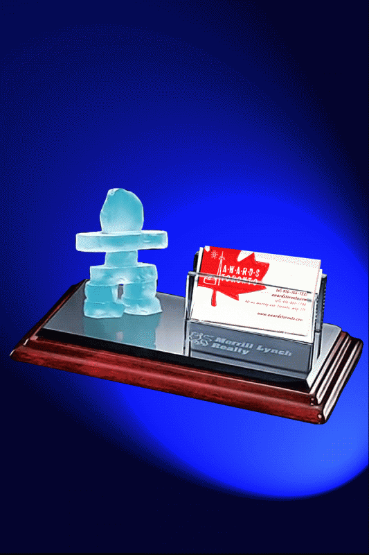 Inukshuk, Card Holder – 8”x 4” - Click Image to Close