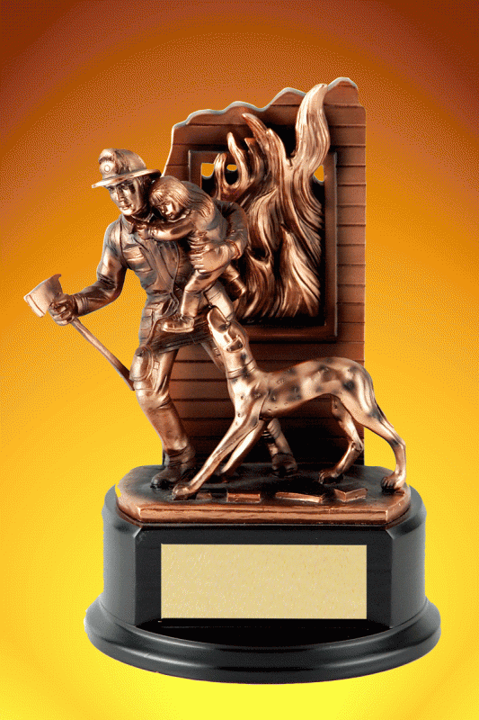 Firefighter, Award – 8” - Click Image to Close