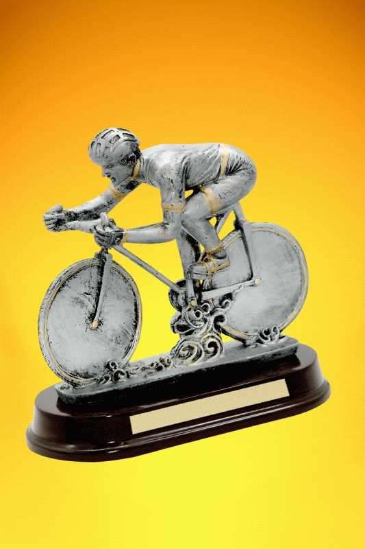 Biking Race, Male Trophy – 9” - Click Image to Close