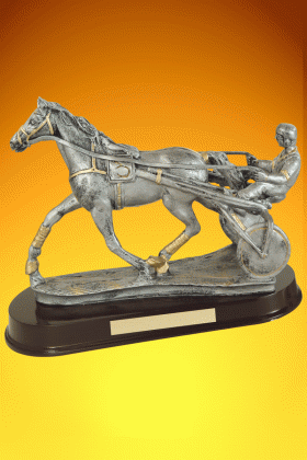 Harness Racing, Sulky Trophy – 10”
