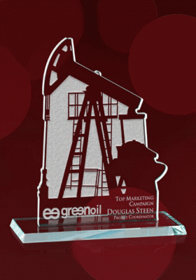 Oil Drill Award – 6" x 8”