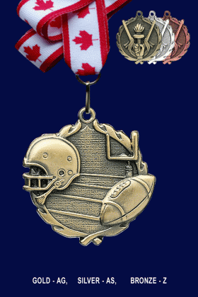 Football, Medal – 1.75”
