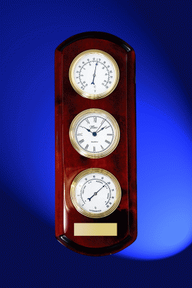 Wall Trio Clock, vertical - 13”
