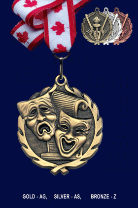 Drama, Medal – 1.75”