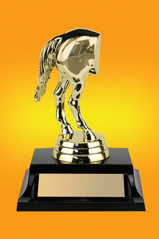 Half Horse, Humorous – 5” - Click Image to Close