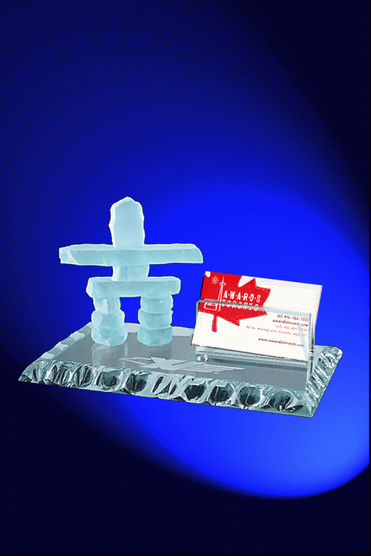 Inukshuk Card Holder – 4.5” - Click Image to Close