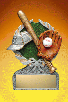 Baseball Wreath Trophy - 5”