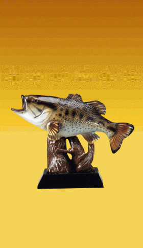 Fish Trophy, Bass - 7.75" lenght