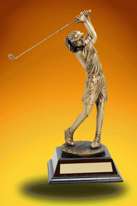 Golf Sculpture, Female – 10”