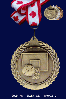 Basketball, Medal – 2.75”