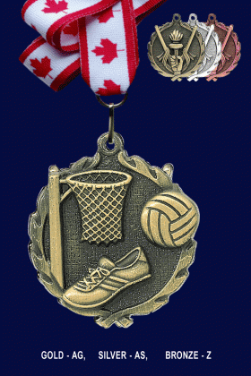 Basketball, Medal – 2.5”