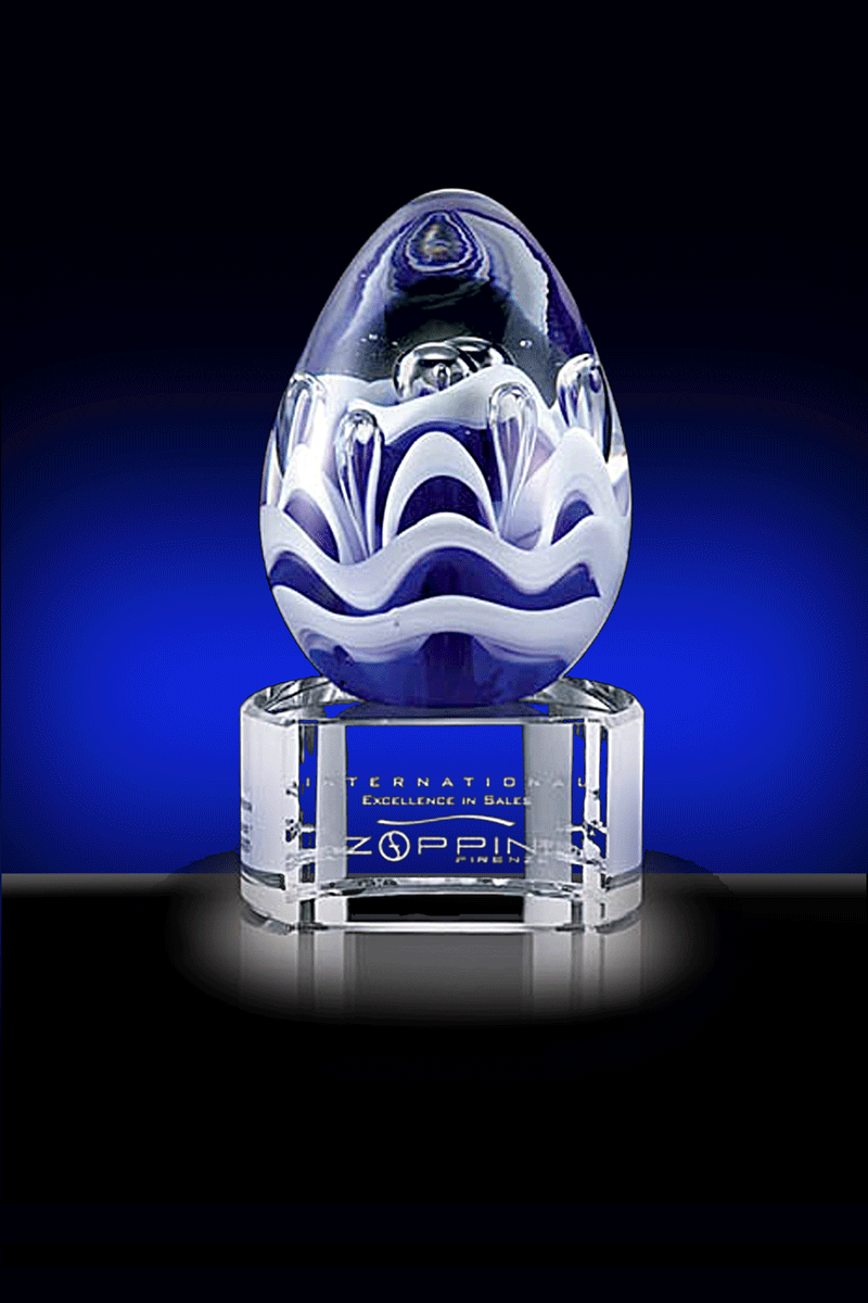 Astral, Glass Award, clear base – 4.5” - Click Image to Close