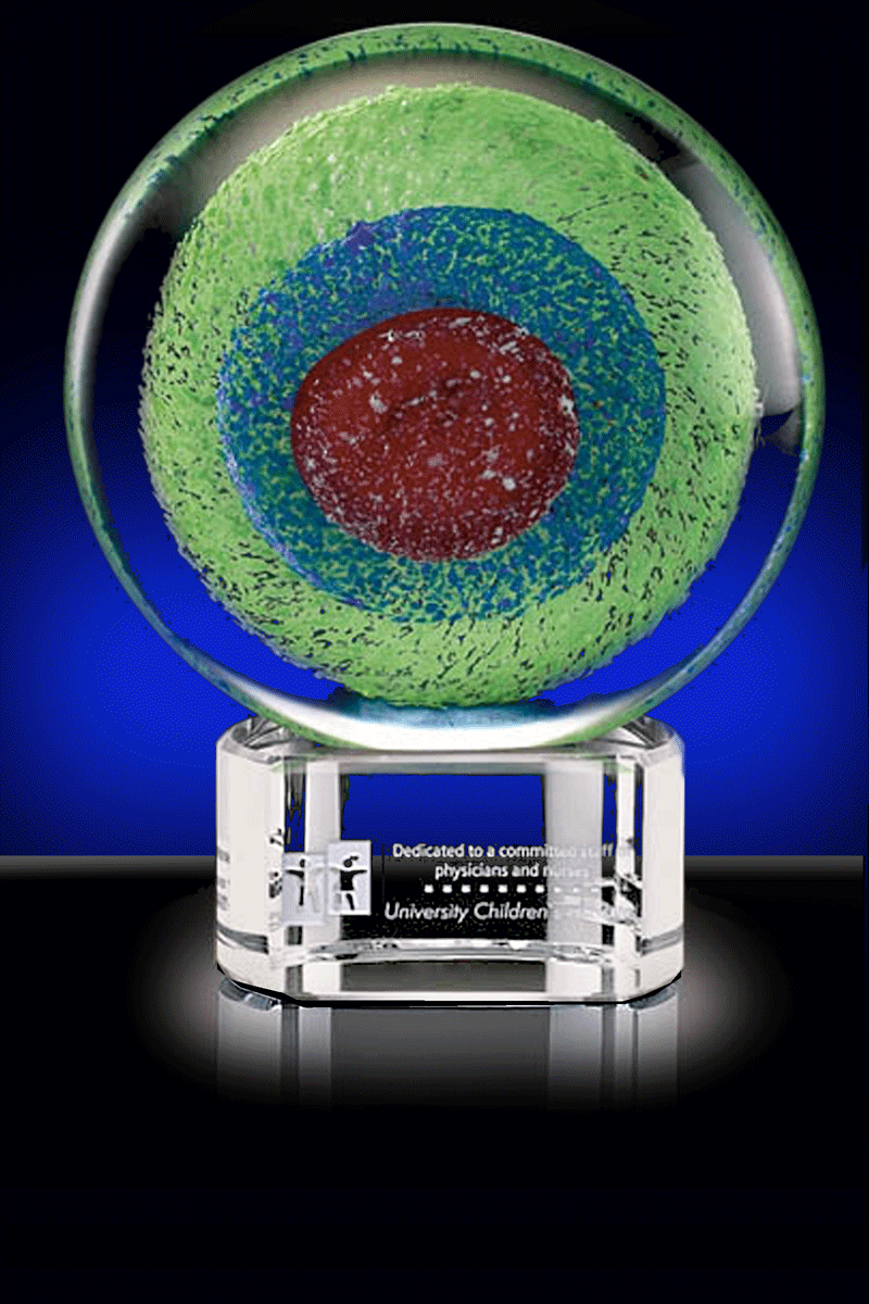 On Target, Glass Award – 6.5”